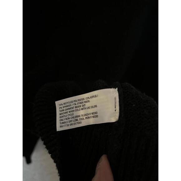 CLOSET CLOSING! LAST CHANCE NWOT A New Day Black Sweater with 'BONJOUR' Graphic - Picture 6 of 6